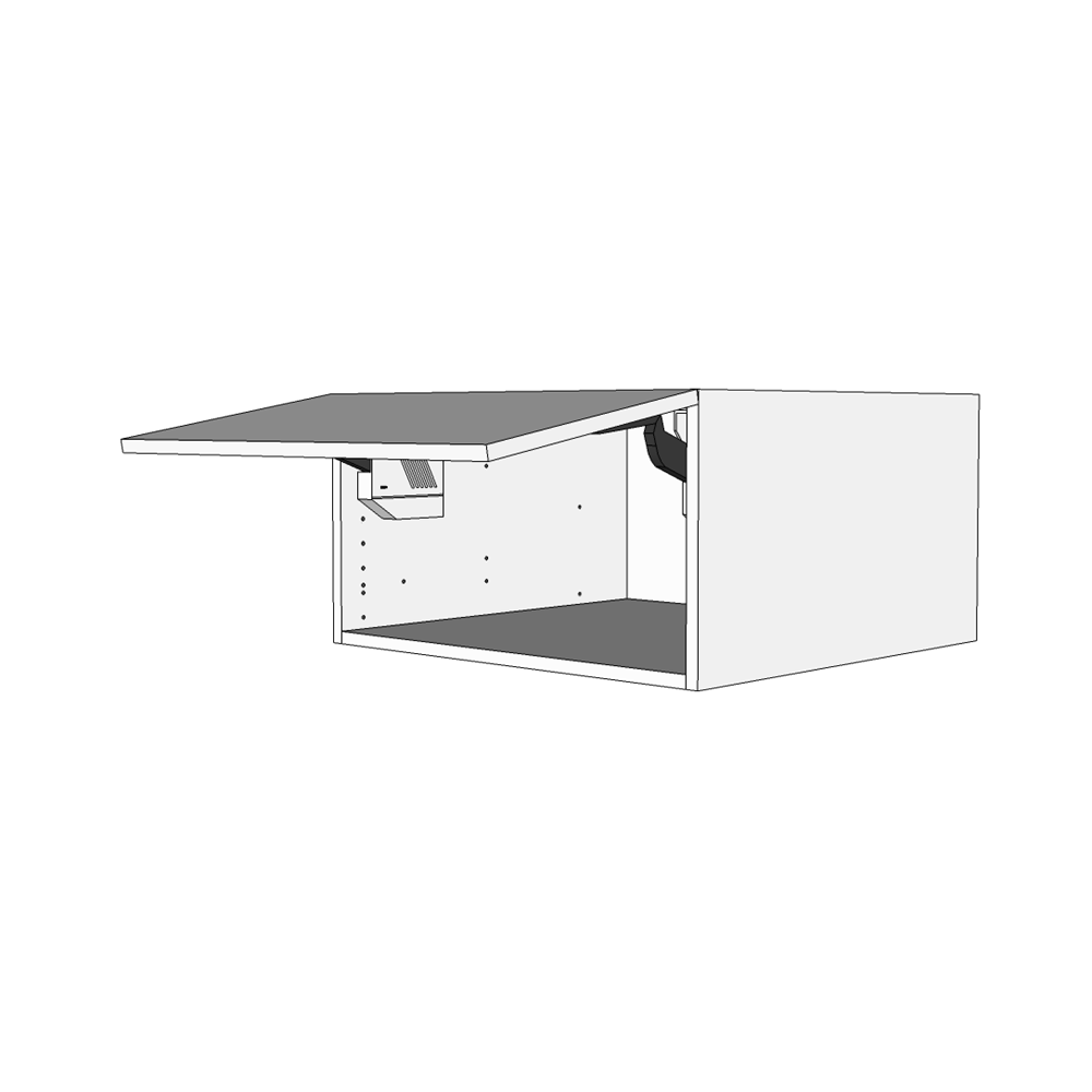 Multi-Living Køkken toplågekassette i Wien H: 32,0  cm D: 60,0 cm - 1 låge - Bredde: 80 cm