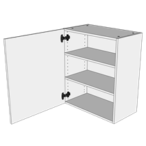 Multi-Living Køkken hyldeskab i Køln H: 70,4 cm D: 34,0 cm - Inklusiv 2 hylde - Bredde: 20 cm