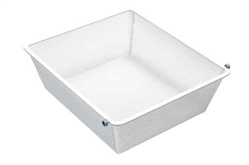 Mesh kurv 36,8 cm i Hvid